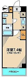 フォルマーレ新中野 1Kの間取図画像