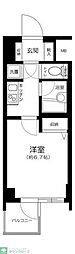パレステュディオ早稲田 1Kの間取図画像