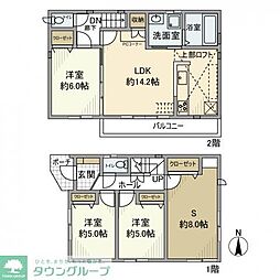 南流山戸建 3SLDKの間取り