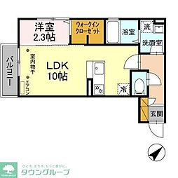 間取図画像 1LDK