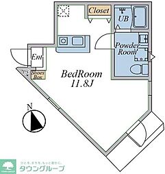 NOKKA鎌ケ谷 ワンルームの間取図画像