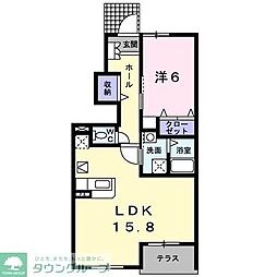 スオプレッソ 1LDKの間取図画像