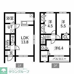 Grand Terrace 野々下 3LDKの間取図画像