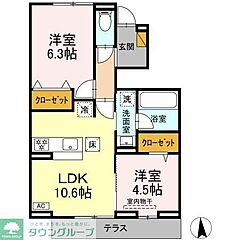 物件の間取り