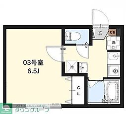 La Premiere 1Kの間取図画像