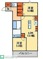 物件の間取り