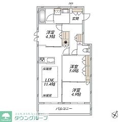 物件の間取り