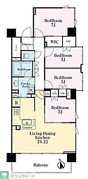パークホームズ西船橋ザレジデンス 4LDKの間取図画像