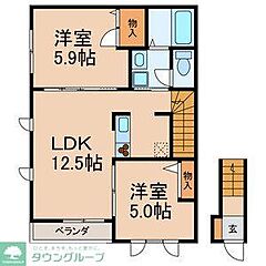 物件の間取り