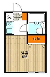 アトリエ ワンルームの間取図画像