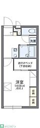 レオパレスフィエール 1Kの間取図画像