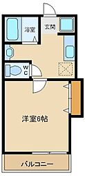 サンモール・K 1Kの間取図画像