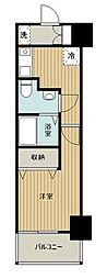 N-stageKumegawa 1Kの間取図画像