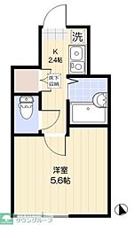西東京市保谷町1丁目アパート 1Kの間取図画像