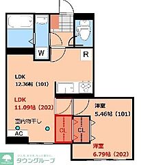 物件の間取り