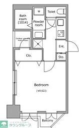 RESIDIAKOKUBUNJI 1Kの間取図画像