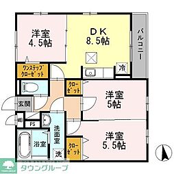間取図画像 3DK