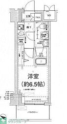 クラリッサ新川崎 1Kの間取図画像