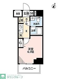 MAXIV横浜吉野町NORTH 1Kの間取図画像