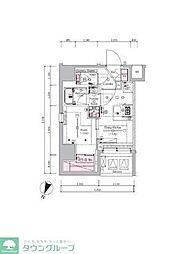 SYFORME SHINKOYASU 1DKの間取図画像