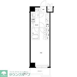 ルーブル横濱矢向 1Kの間取図画像