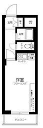 ヴェラハイツ鶴見 ワンルームの間取図画像