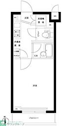ルーブル大鳥居 1Kの間取図画像