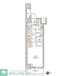 グレーシアフィット羽沢横浜国大 1Kの間取図画像