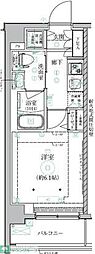 ベルシード川崎大師 1Kの間取図画像