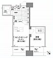 パークハビオ武蔵小山13階25.3万円