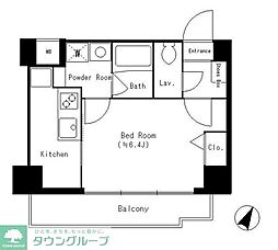 y&ELF 1Kの間取図画像