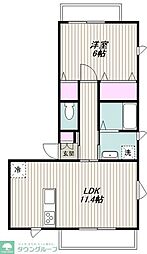 （仮称）川崎市宮前区平5丁目計画 202 2階1LDKの間取り