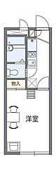 レオパレスグリンテル 1Kの間取図画像
