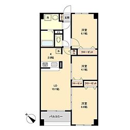 S-FORT青葉しらとり台 3LDKの間取図画像