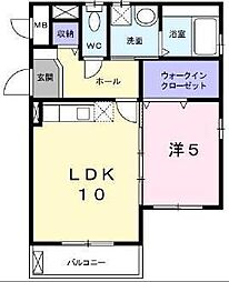 グランツ 1LDKの間取図画像
