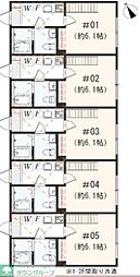 小田急小田原線 東海大学前駅 徒歩7分の賃貸アパート 1階1Kの間取り