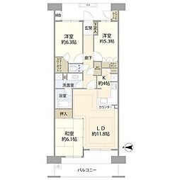 間取図画像 2SLDK