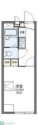 レオパレスメゾンソレイユ2 1Kの間取図画像