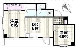 ベルカワナ 2DKの間取図画像