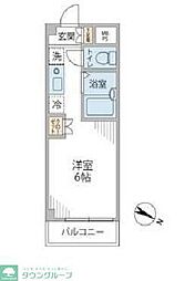ライフピアモア大船 1Kの間取図画像