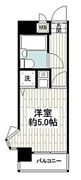 日神パレステージ藤沢 ワンルームの間取図画像
