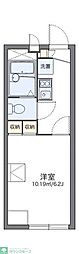 レオパレスマルスン 1Kの間取図画像
