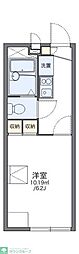 レオパレスオークリーフ南 1Kの間取図画像