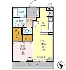 物件の間取り