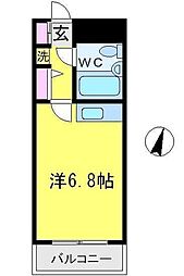 間取図画像 1K