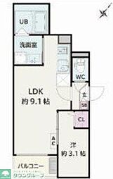 Jack imanariI 1LDKの間取図画像