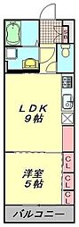 リブリ・SKY'STHELIMIT 1LDKの間取図画像