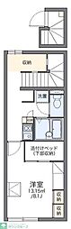 レオパレスアヴニール 1Kの間取図画像
