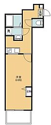 D Stage花園 1Kの間取図画像