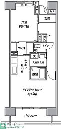 T'sgarden清瀬 1LDKの間取図画像